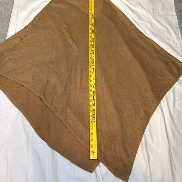 Passage Himalayan cashmere wool shawl tan women’s one size quiet luxury old mone - Picture 6 of 7